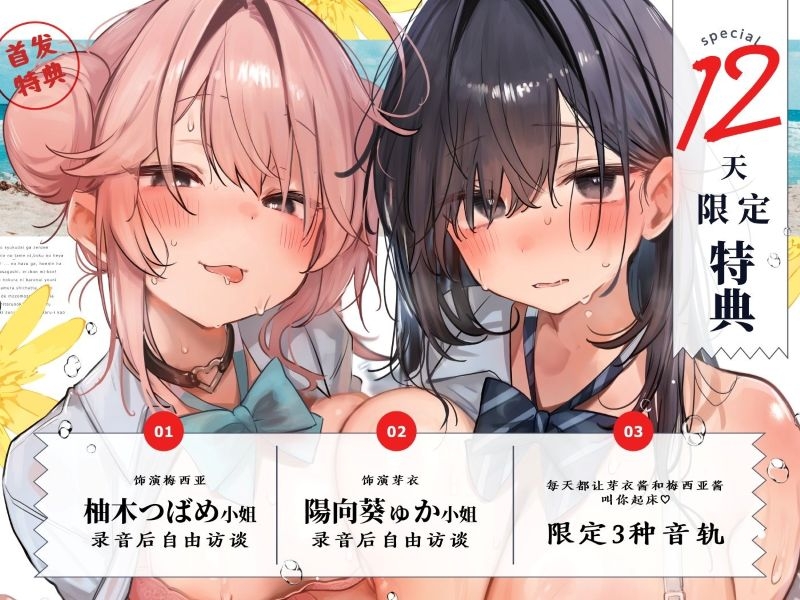 [简体中文版] ～盛夏时光～ 在同一个夏天享受双重凹凸后宫♪【4小时】