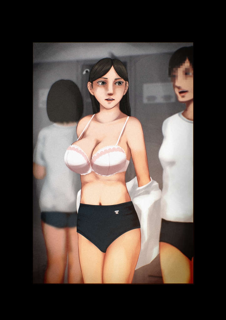 心霊写真―巨乳女子学生を見つめるこの世ナラザルモノ―搾乳体験の風景、おさわり体育祭