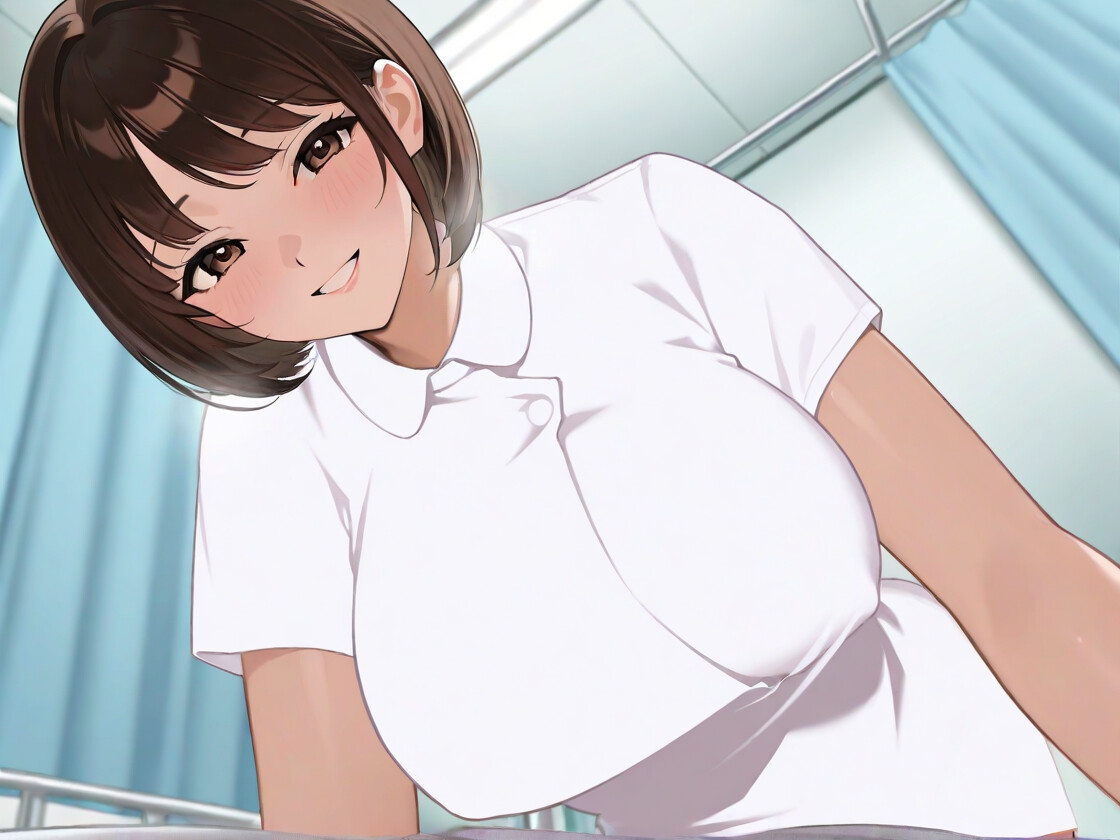 【1時間超え】Iカップ爆乳女子高生の恩返し介護〜真夏の病室で初エッチをあなたと〜【バイノーラル/制服/ナース】