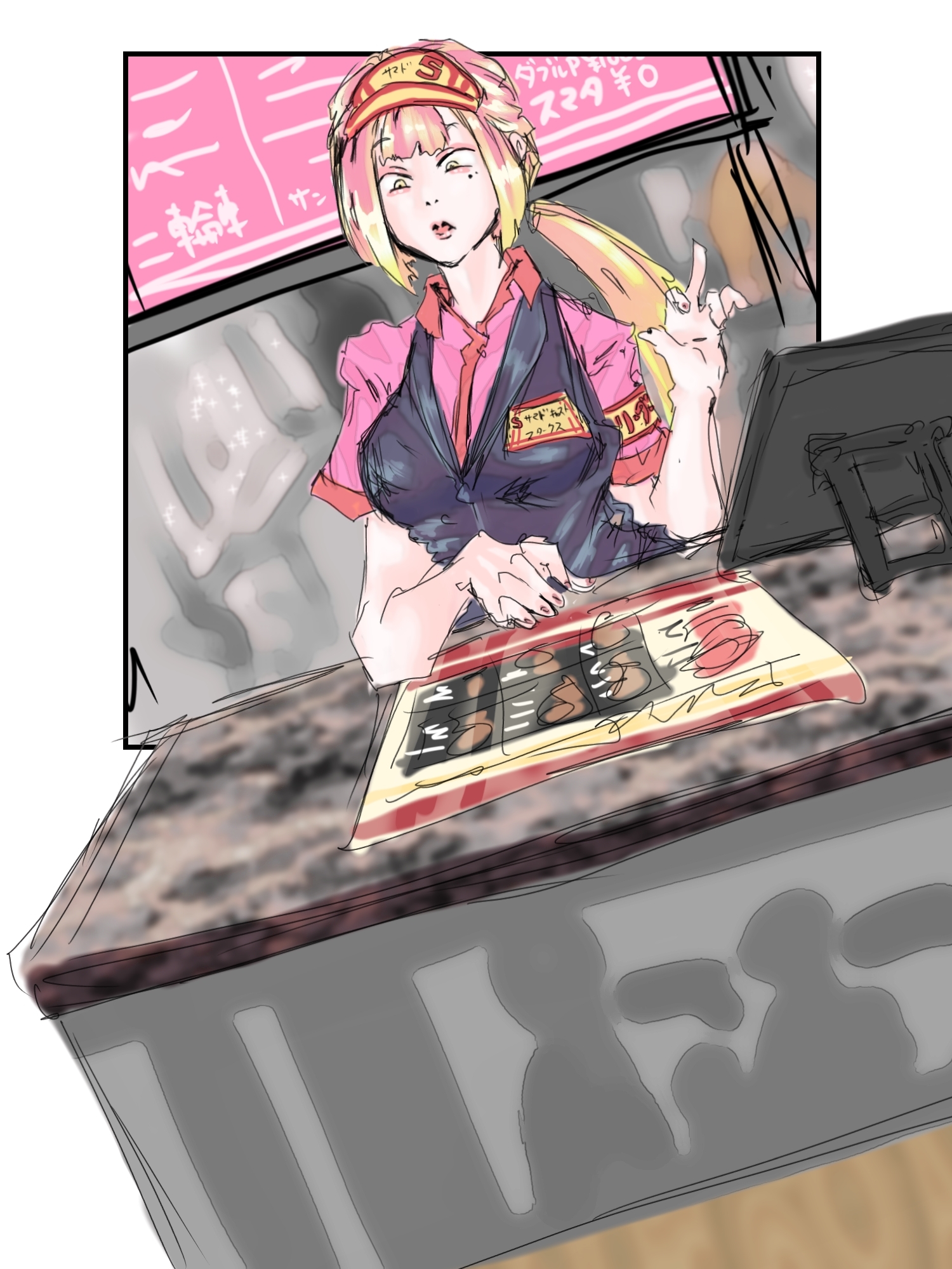 【着衣版】1コマ漫画 ラフ案シリーズ 第二巻