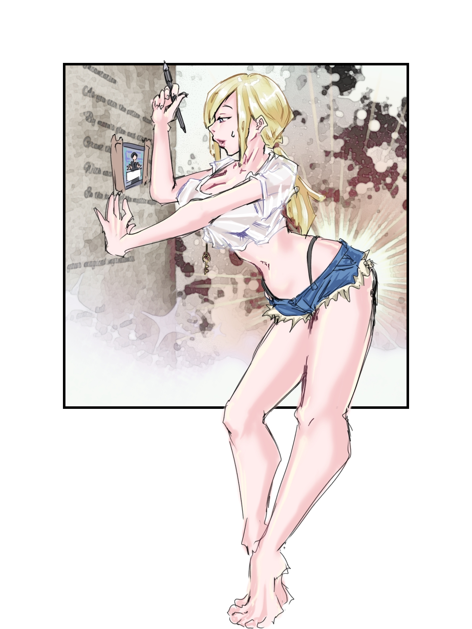 【着衣版】1コマ漫画 ラフ案シリーズ 第二巻