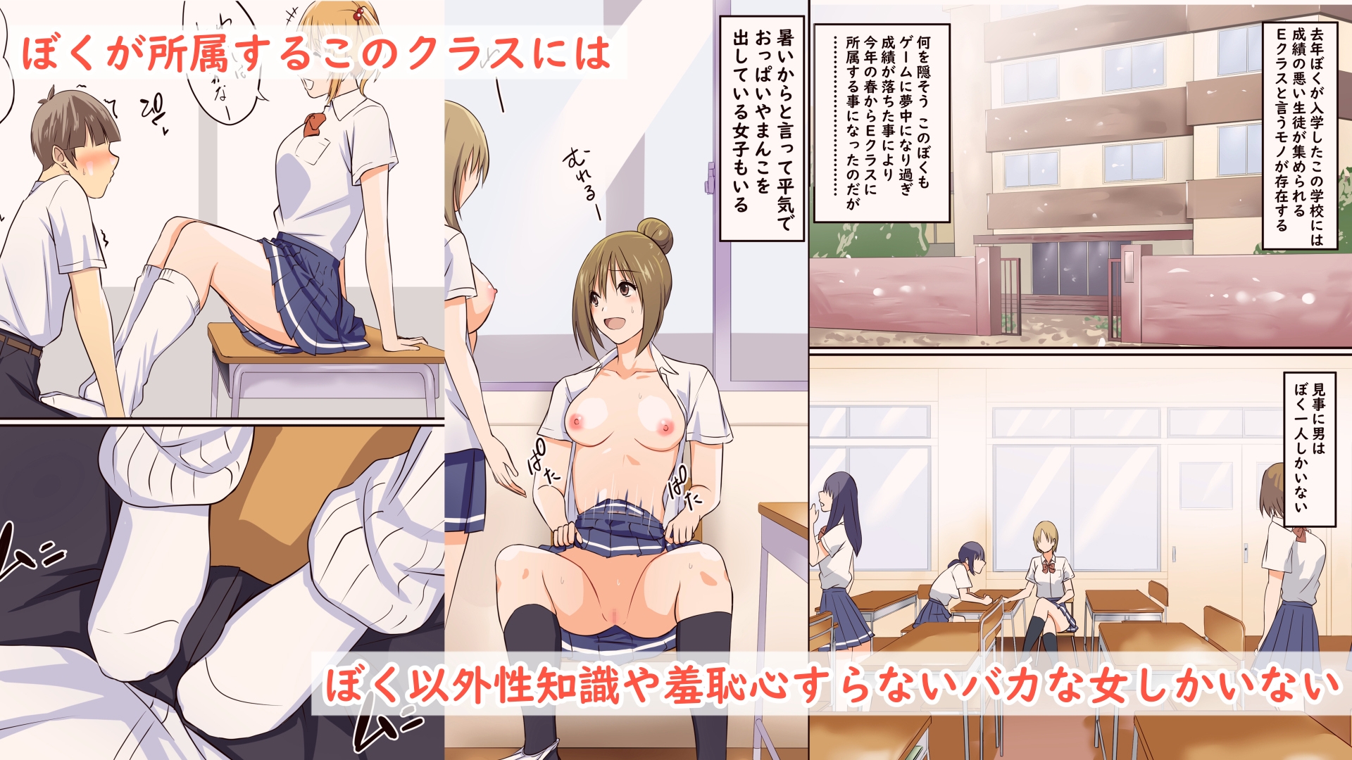 バカクラ 〜簡単にヤれるバカな女しかいないクラス〜