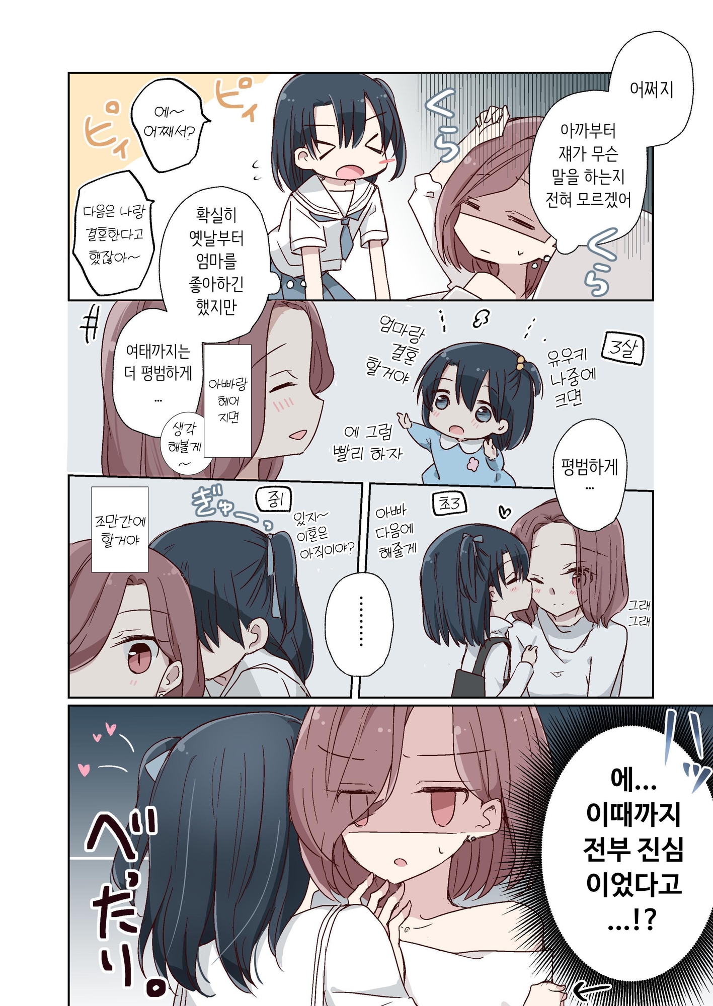 【韓国語版】ゆるおやこ(1)