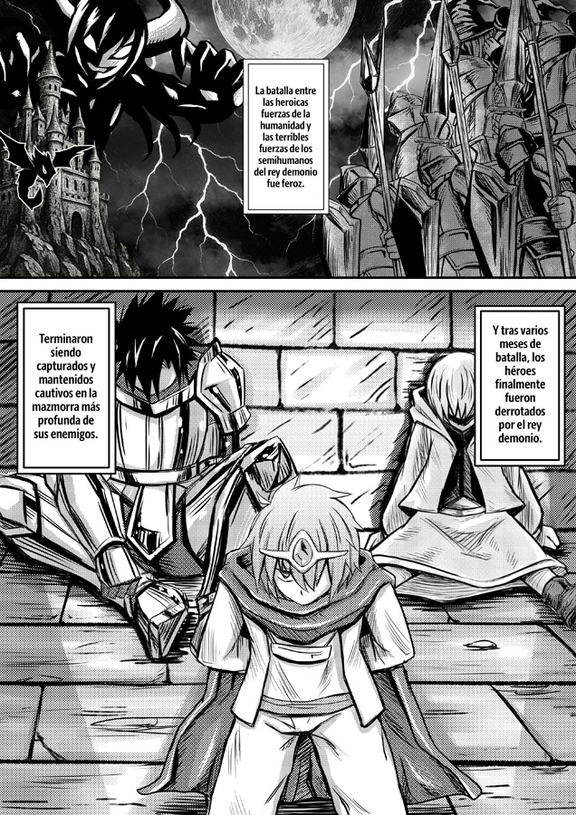 【スペイン語版】デカ乳魔族は 人間のことが分からないから 勇者を屈服させるために エッチをしてみることにした 1