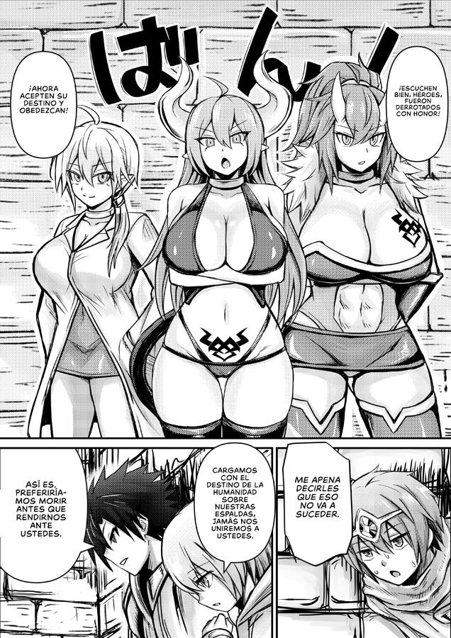 【スペイン語版】デカ乳魔族は 人間のことが分からないから 勇者を屈服させるために エッチをしてみることにした 1