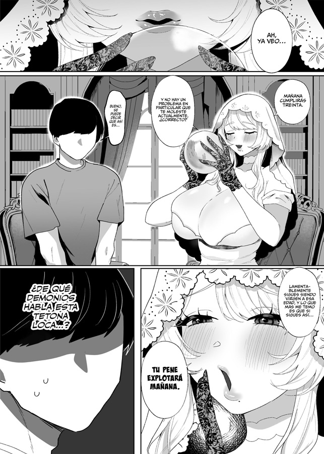 【スペイン語版】明日ちんぽが爆発します ～デカムチ占い師に快楽商法でぼったくり搾精されるはなし～