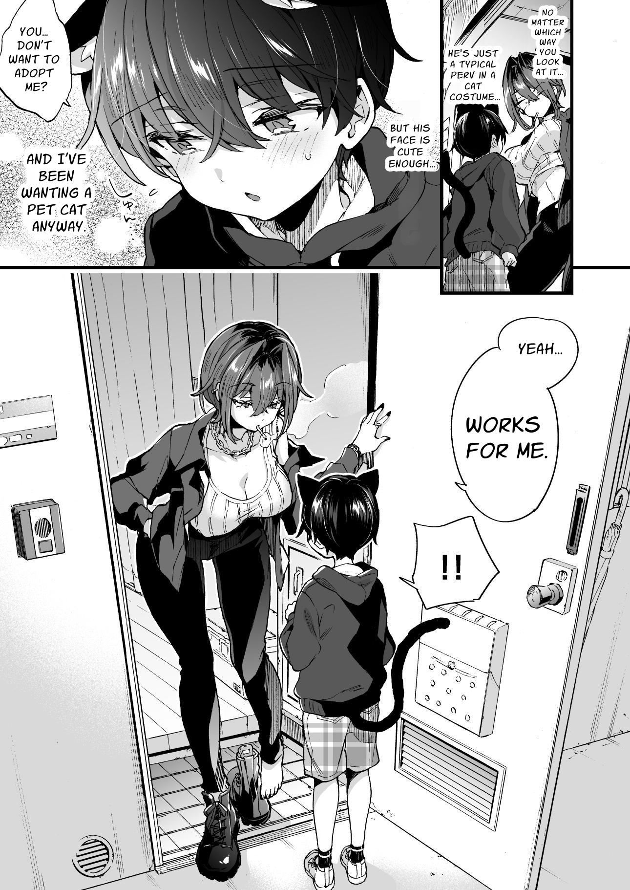 【英語版】ちょっと怖いおねーさんに飼ってもらう事になりました。