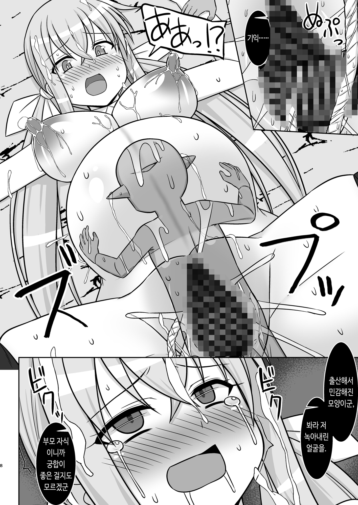 【韓国語版】幻想妊婦臨歓 ゴブリンのママにされちゃった魔法使いちゃんが自分が産んだ子とエッチして子供の子供を孕ませられちゃう本