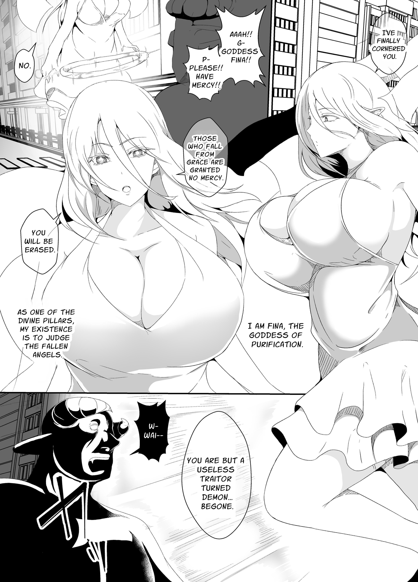 【英語版】不感の女神は感覚を付与されて絶頂に堕ちる