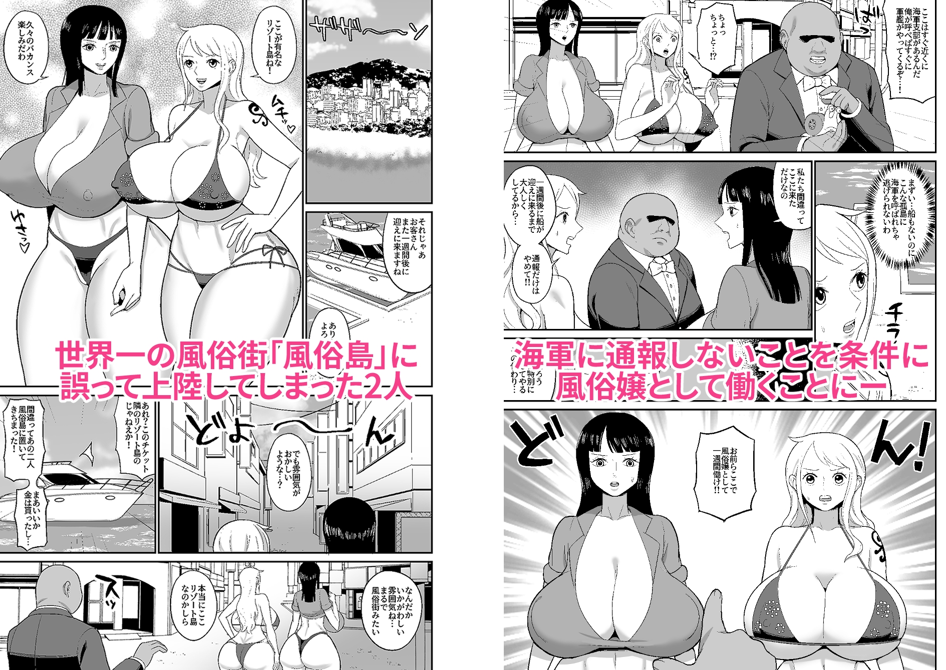 一億ベリー稼ぐまで出られない風俗島