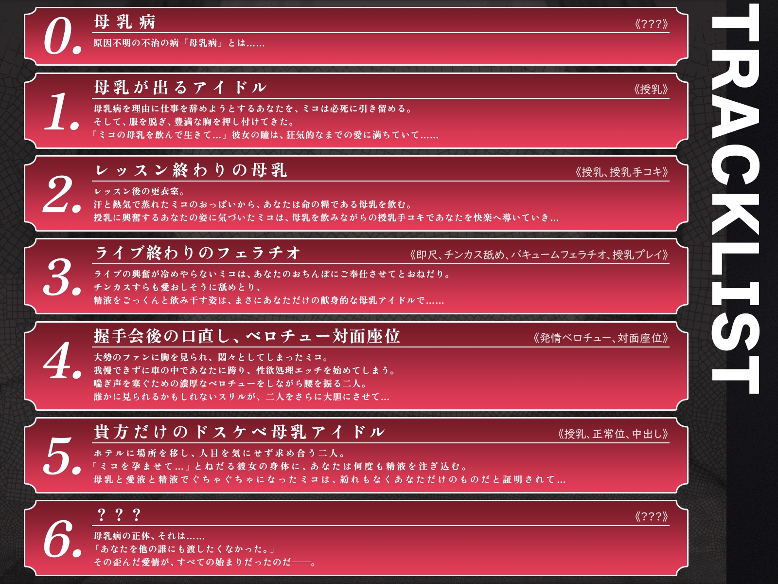 あなたを救うのは、あなただけの母乳アイドル〜不治の病に侵されたPは、彼女の母乳なしでは生きられない〜【KU100収録】