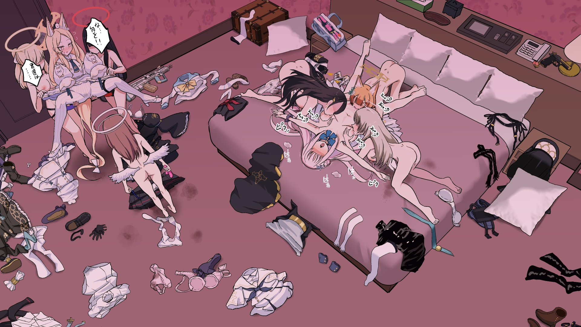 【定点カメラ】トリニティーレズ乱交