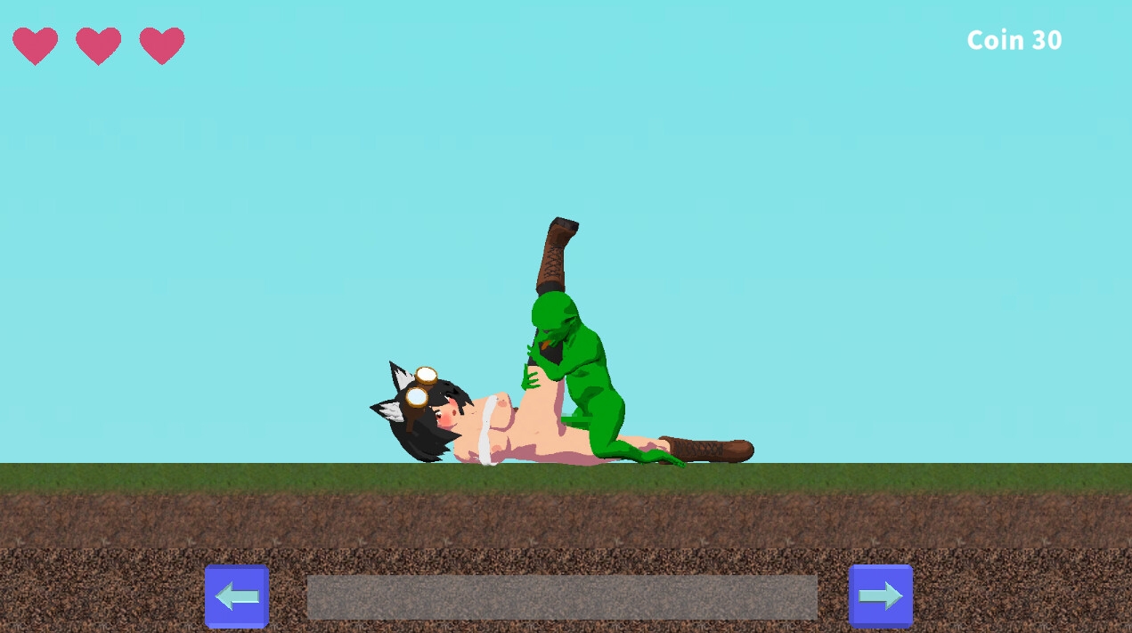 ハンマー少女がモンスターに犯されるゲーム