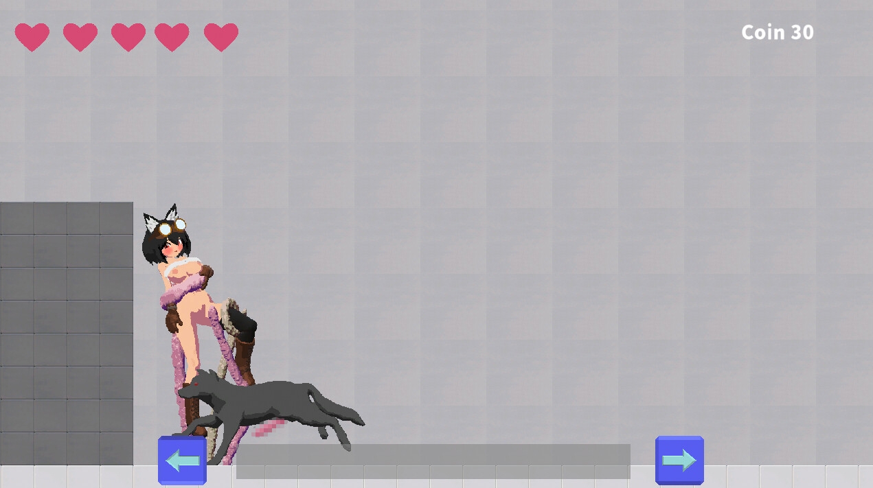 ハンマー少女がモンスターに犯されるゲーム