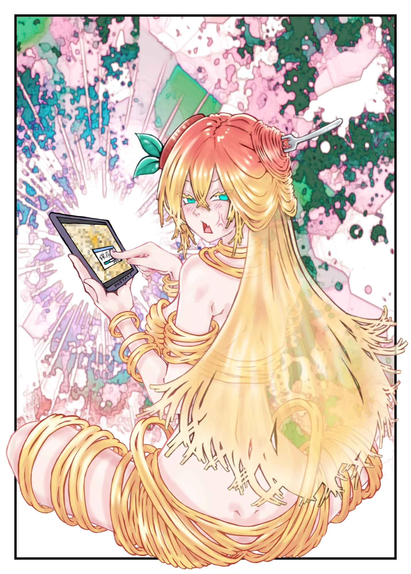 【着衣版】ちんちん漫画 えぬち&パスタエロシリーズ えっちなパスタ編 通常バージョン