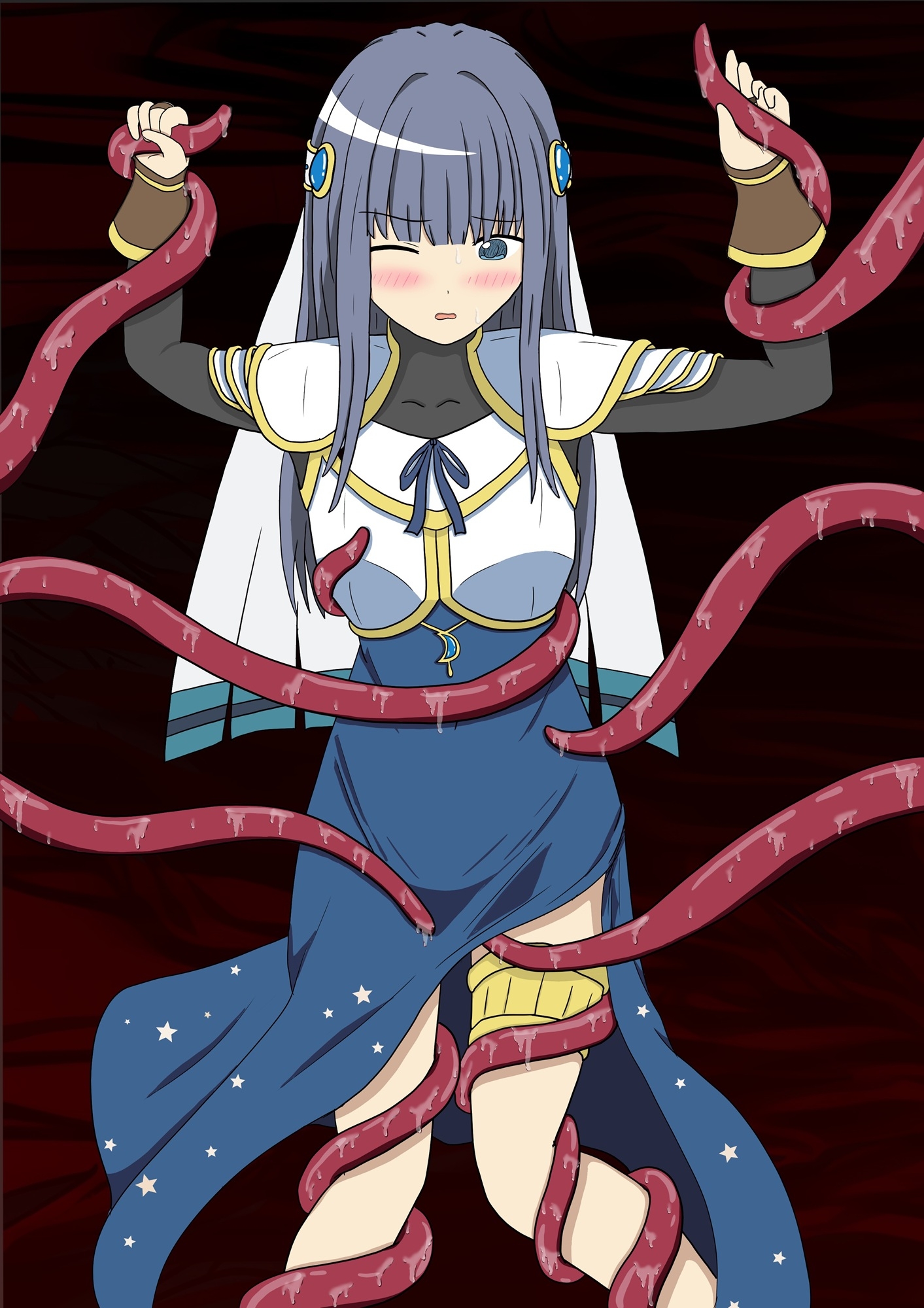 触手調教記録～七〇やちよ～vol.1<服辱編>