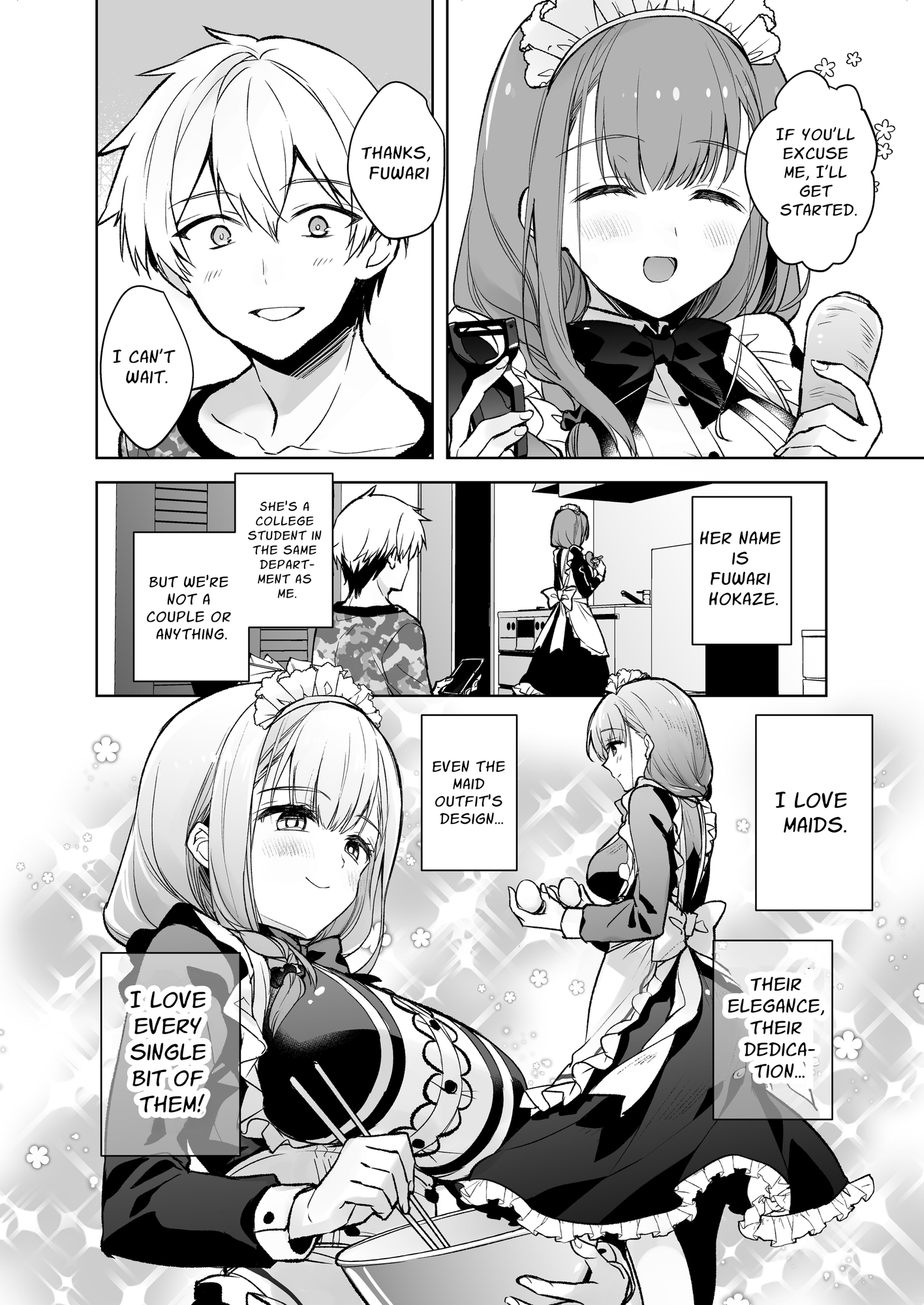 【英語版】JDふわりちゃんは俺のえっちなご奉仕住み込みメイドさん