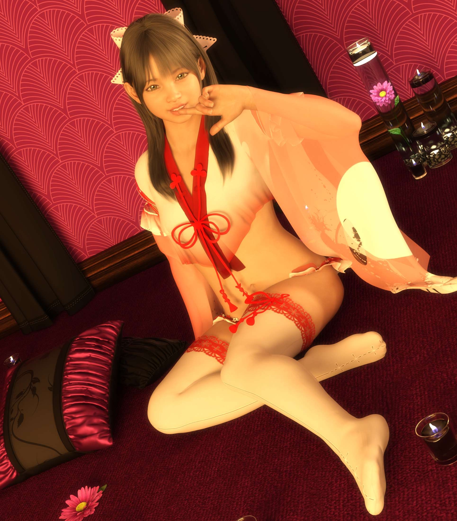 3DCG 男の娘 コスプレ写真集 Vol.1