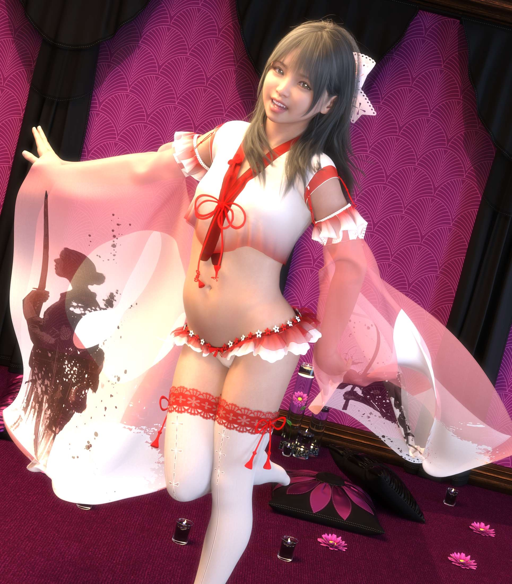 3DCG 男の娘 コスプレ写真集 Vol.1