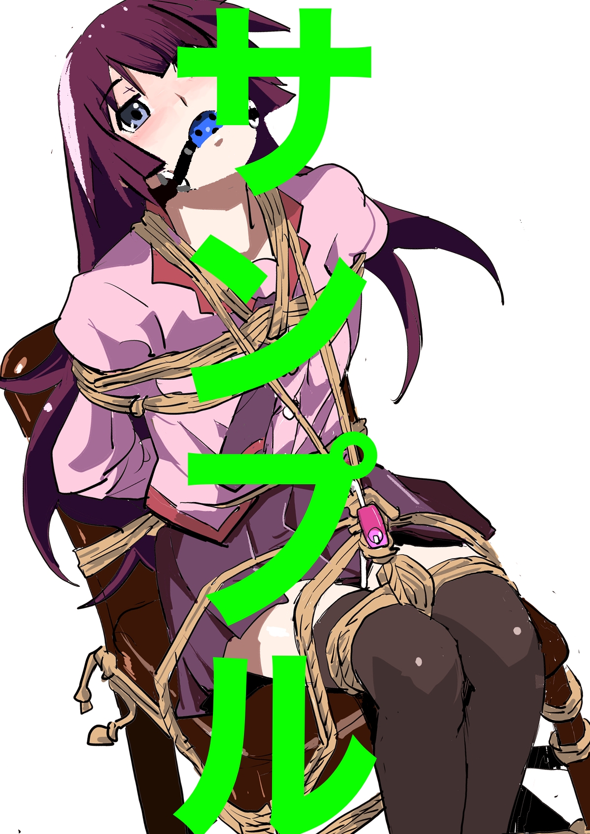 戦○ヶ原ひたぎ緊縛イラストコレクション