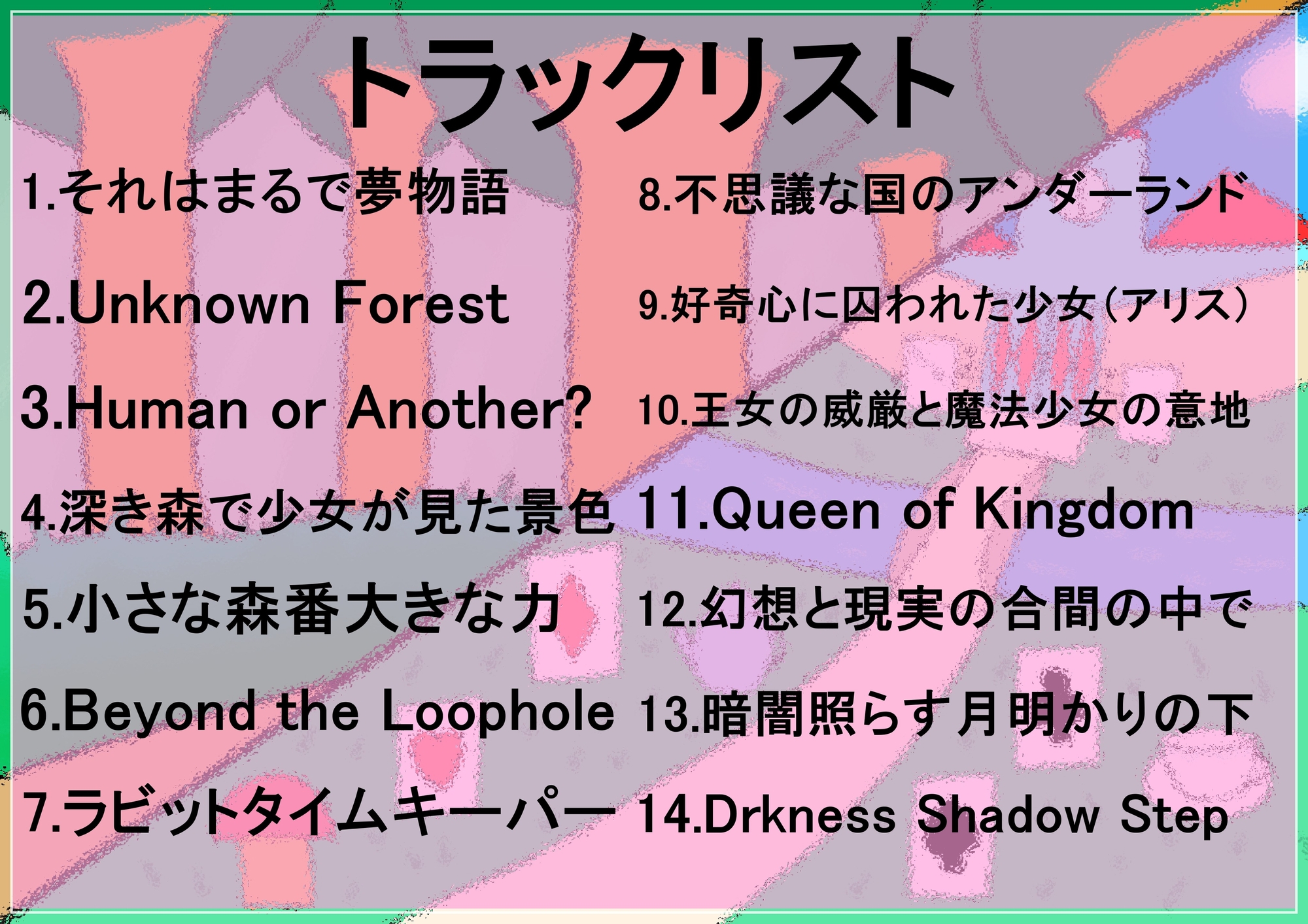 なんちゃってOST2【Forest in Under Land】