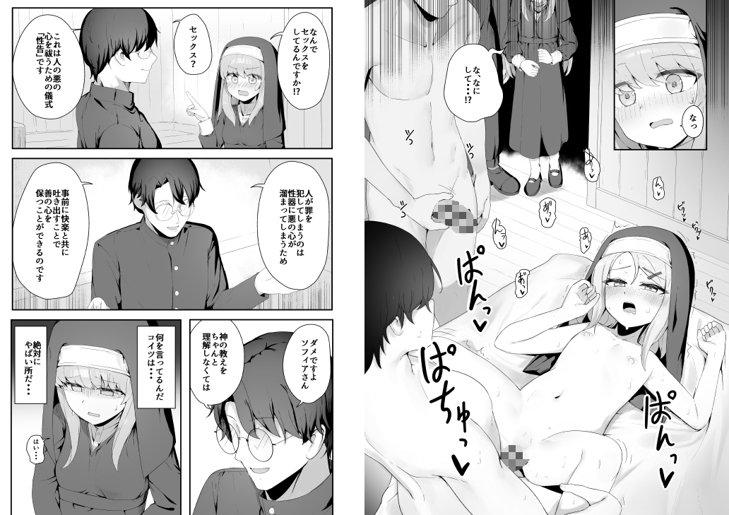 TSシスターさんのえっちなお仕事