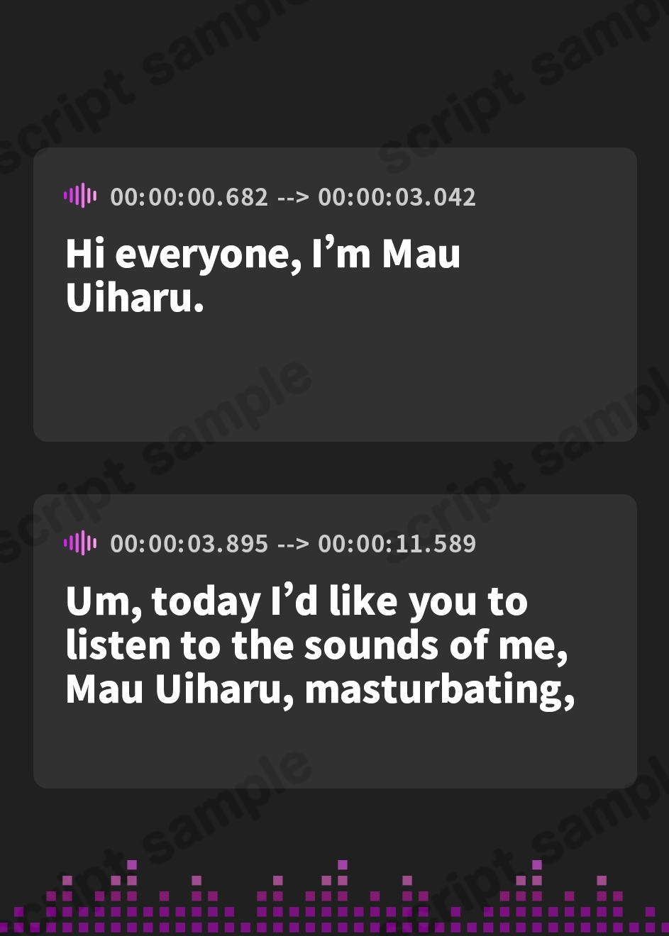 【英語版】【オナニー】魔法少女系VTuber初春まう「指でクチュ音」【初春まう】