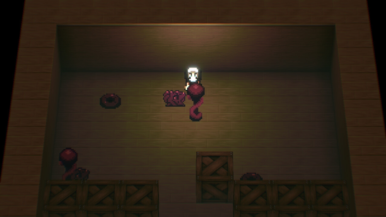 淫魔蟲に穢された教会