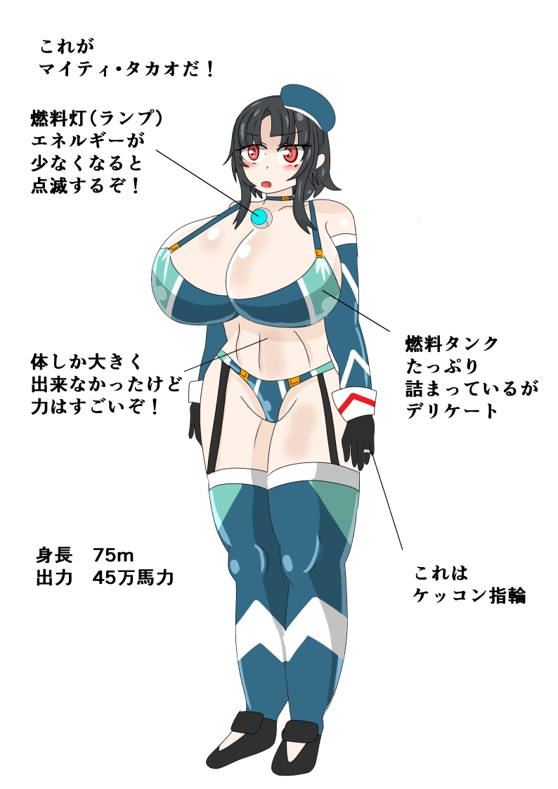 巨大ヒロイン マイティ・タカオ