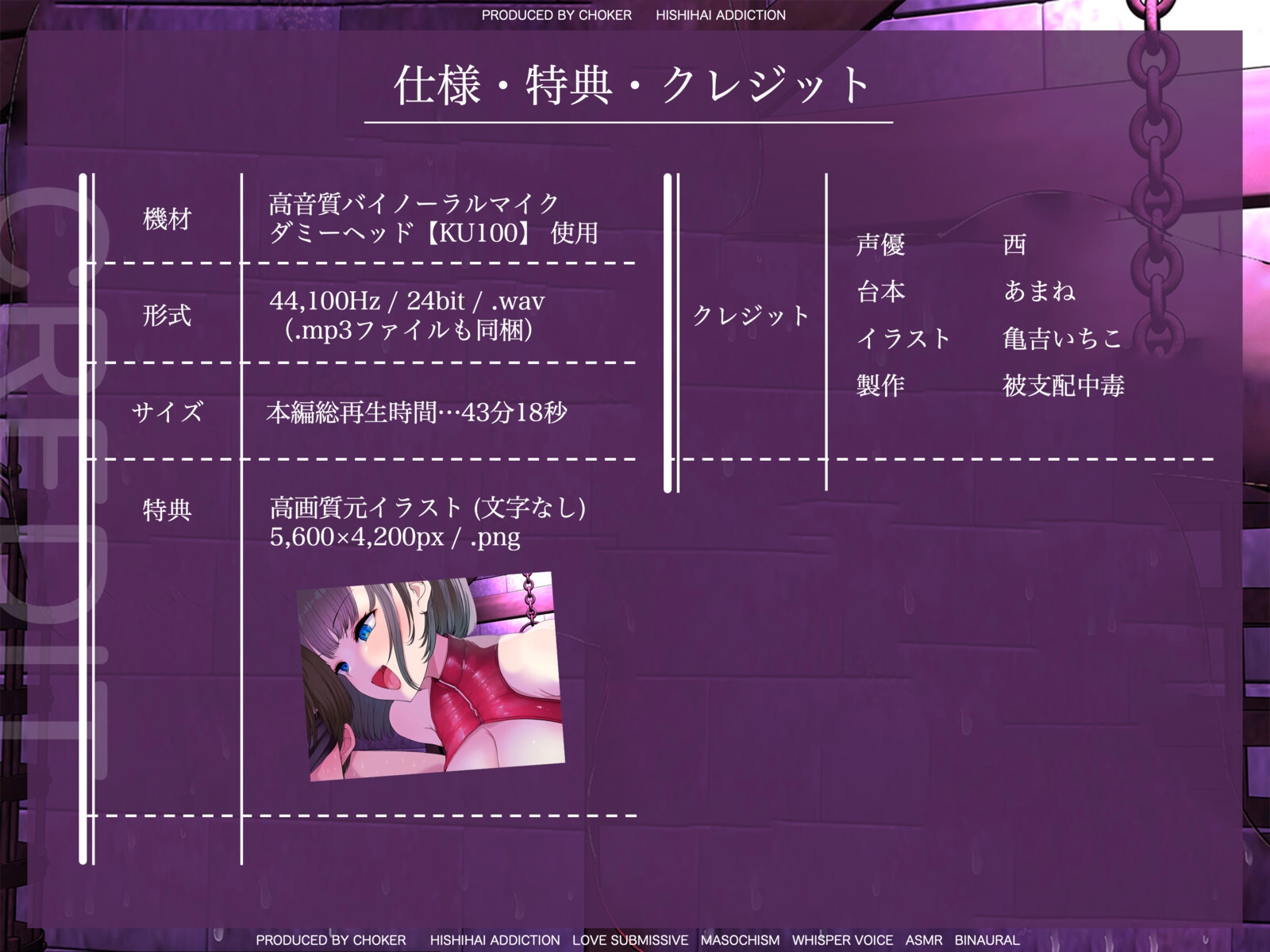 【会いに行ける声優?】耳奥がゾワゾワするマゾ堕ちの囁き〜背徳と羞恥の悦楽〜