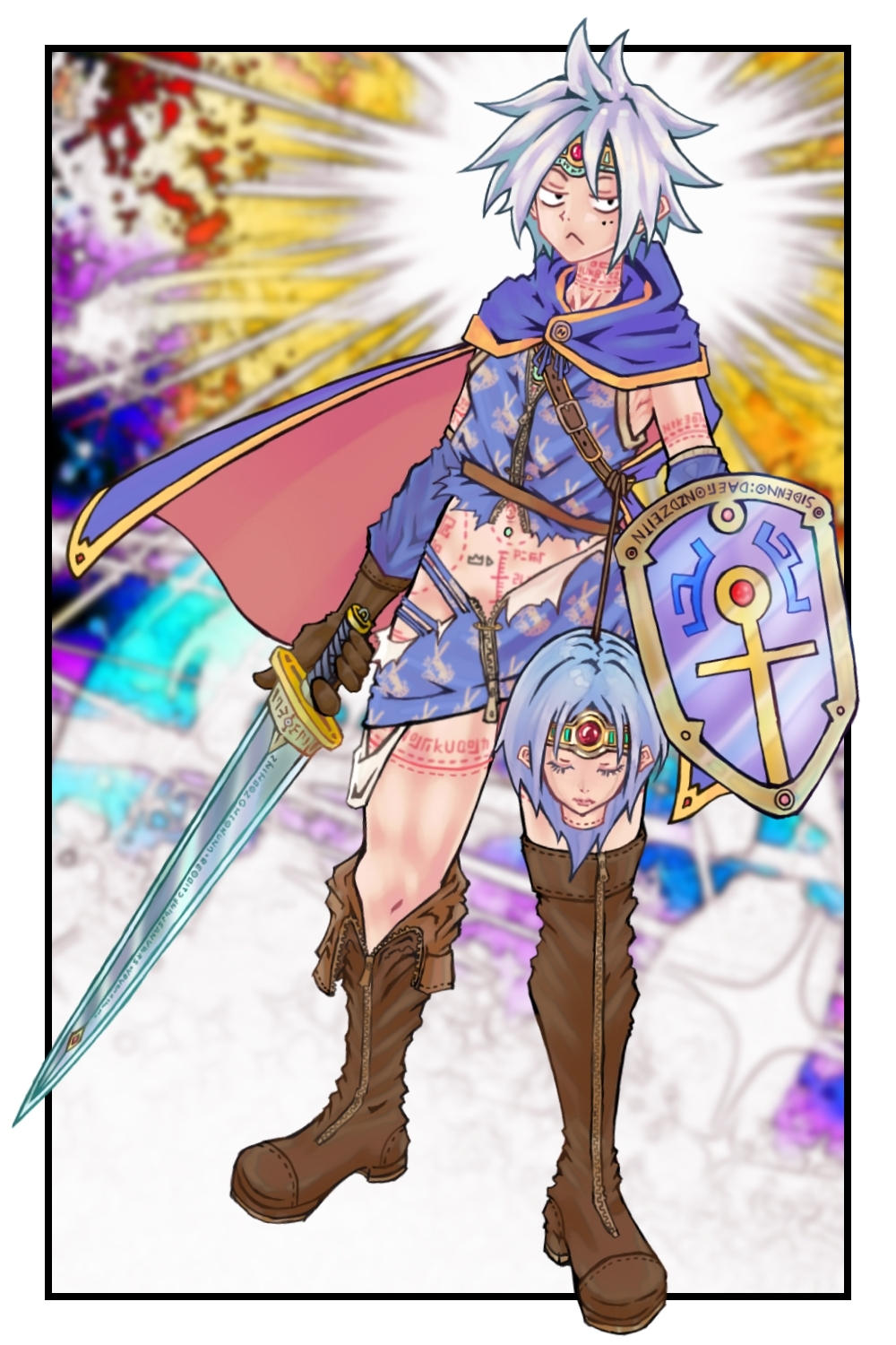 【着衣版】新約の勇者プロテスタ イラスト集