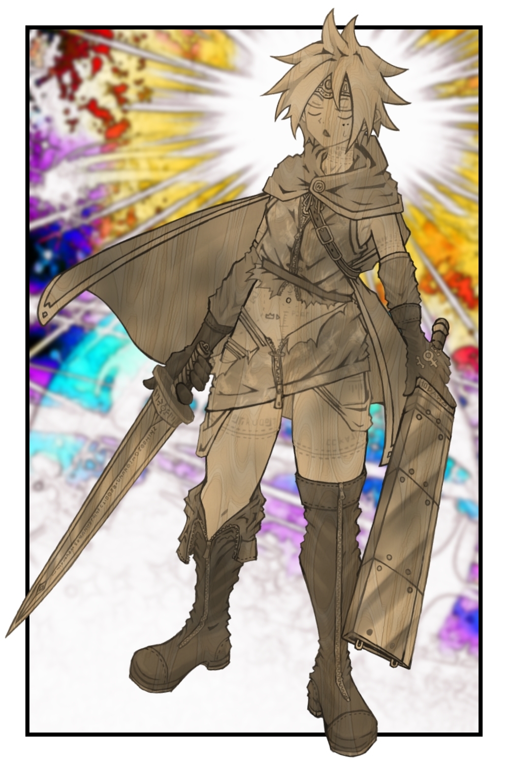 【着衣版】新約の勇者プロテスタ イラスト集