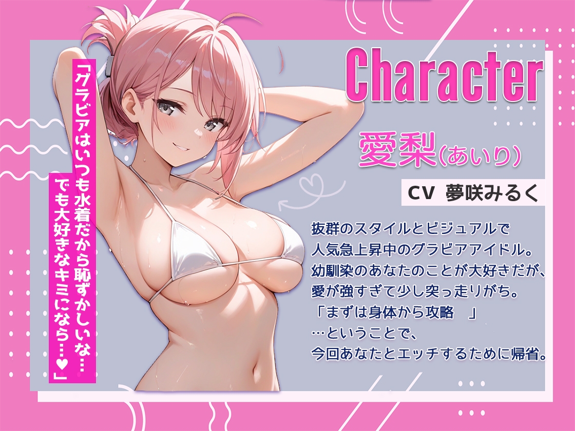 人気グラビアアイドルが幼馴染だった！部屋に呼ばれて「キミとエッチするのがずっと夢だったの」強引に迫られあまラブご奉仕！