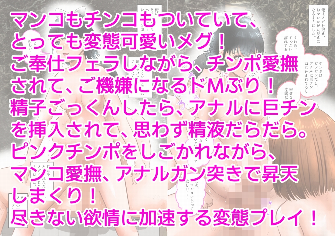 変態夫婦、両性具有の可愛い男の娘と調教3P 上巻