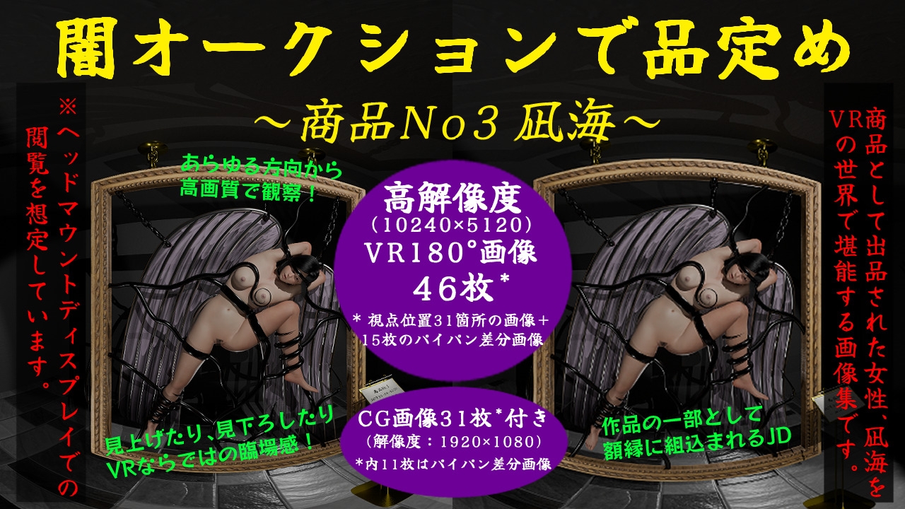 闇オークションで品定め〜商品No3 凪海〜