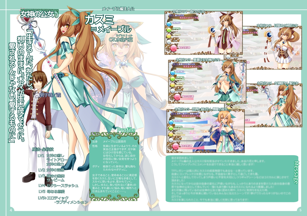 トランス・フィメール・ファンタジー レガシー ビジュアルファンブック