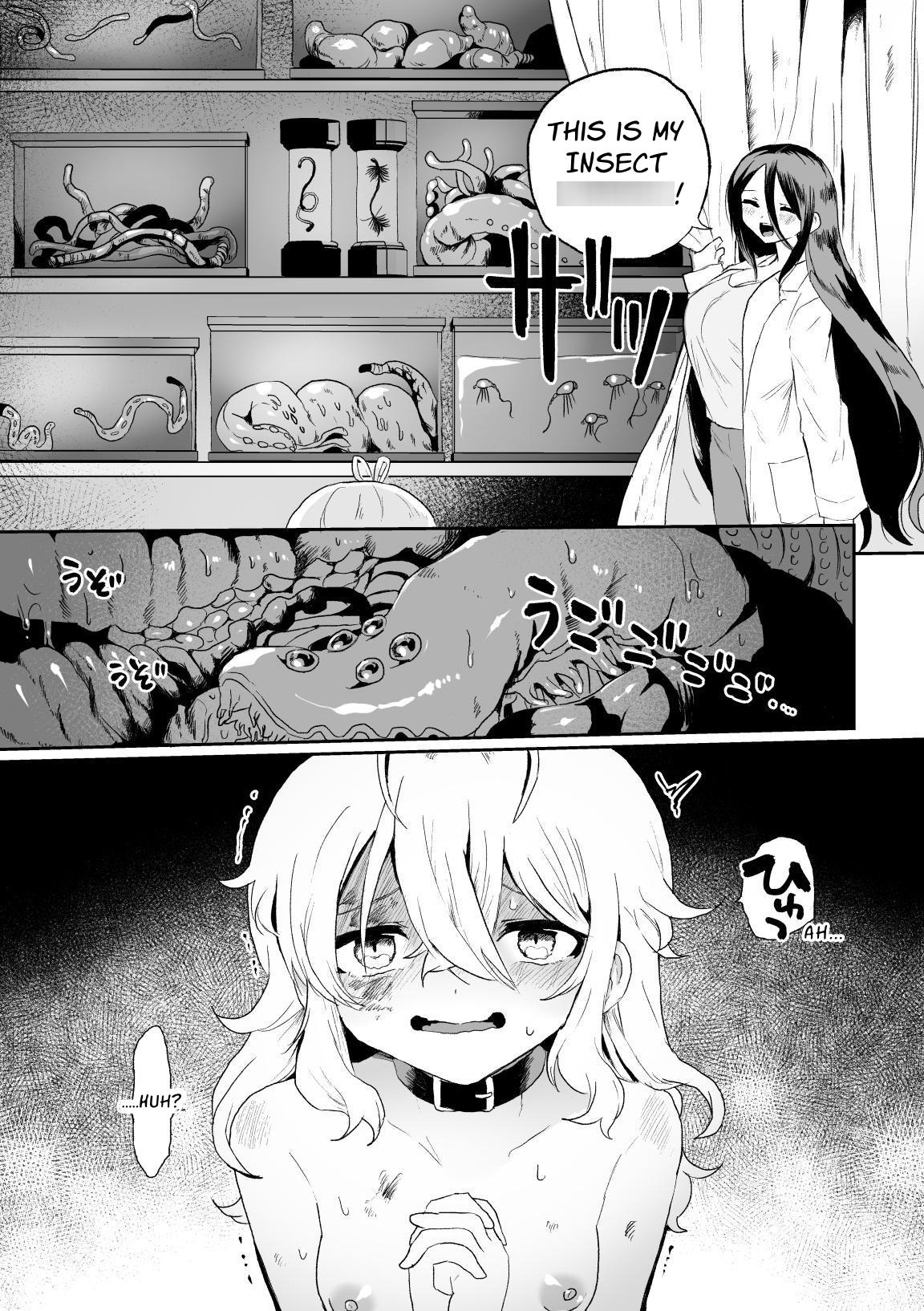 【英語版】廃棄寸前少女、アナル寄生蟲苗床化再利用