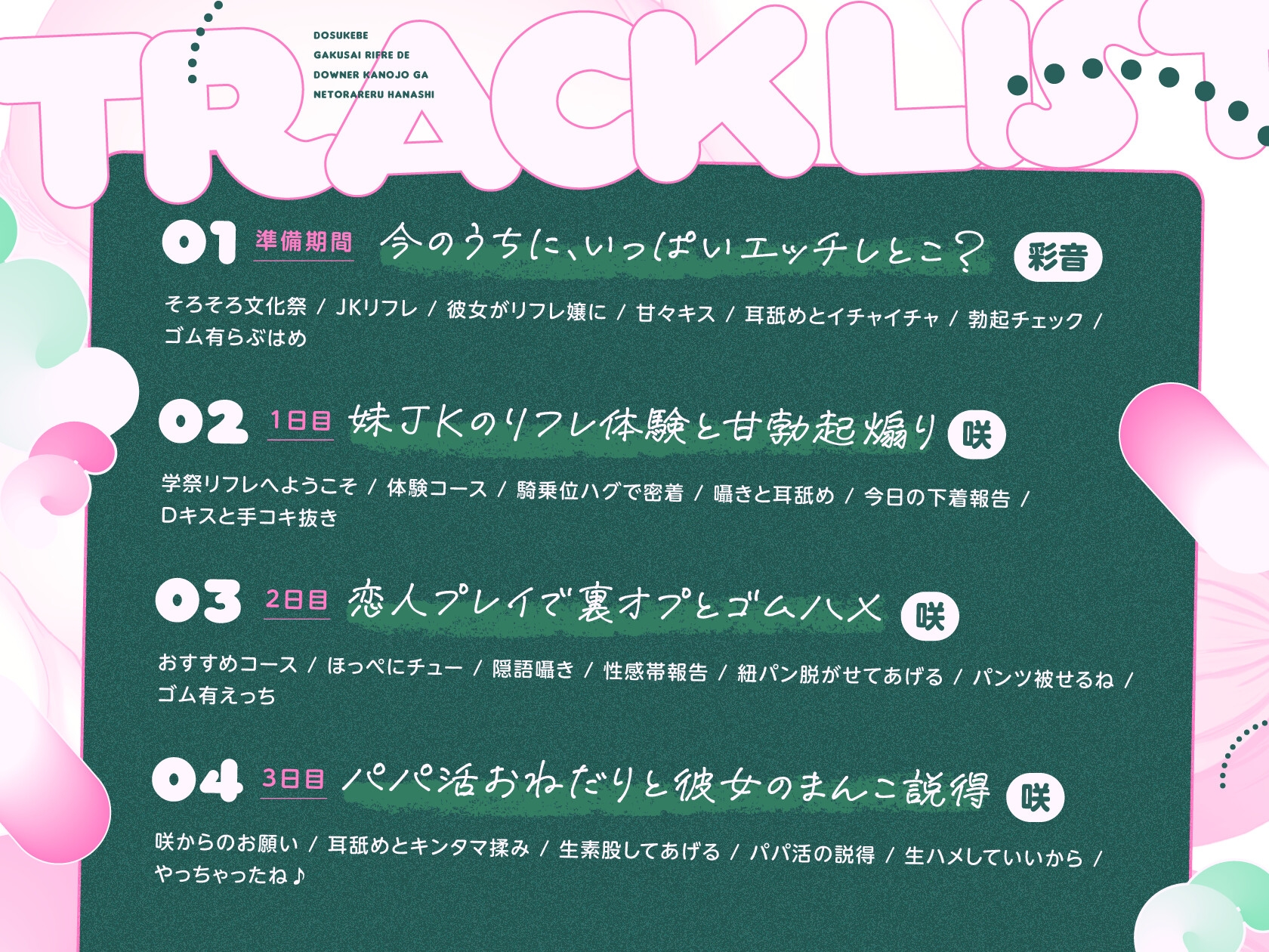 ✅5大購入特典✅【NTR×逆NTR】どスケベ学祭リフレでダウナー彼女が寝取られた話【双子JK×逆寝取られ密着囁き生ハメ×寝取られクリ搔き雑魚まんこ】