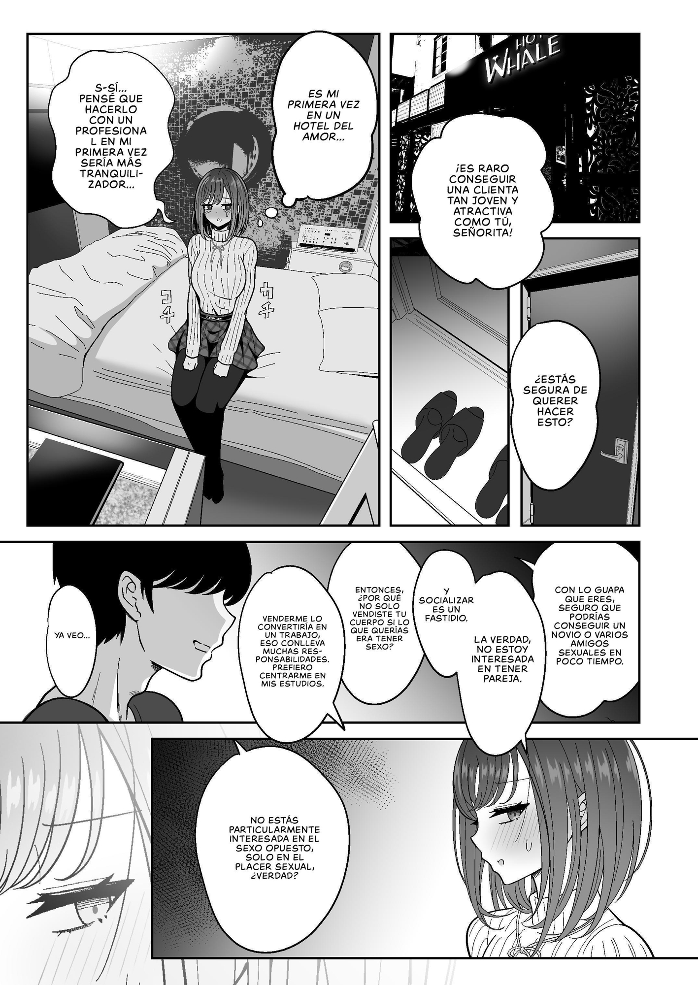 【スペイン語版】雌射精入門～クール系デカパイお嬢様がはじめての潮吹き専門オナサポ女性用風俗で女の子汁ぴゅっぴゅしまくる話～