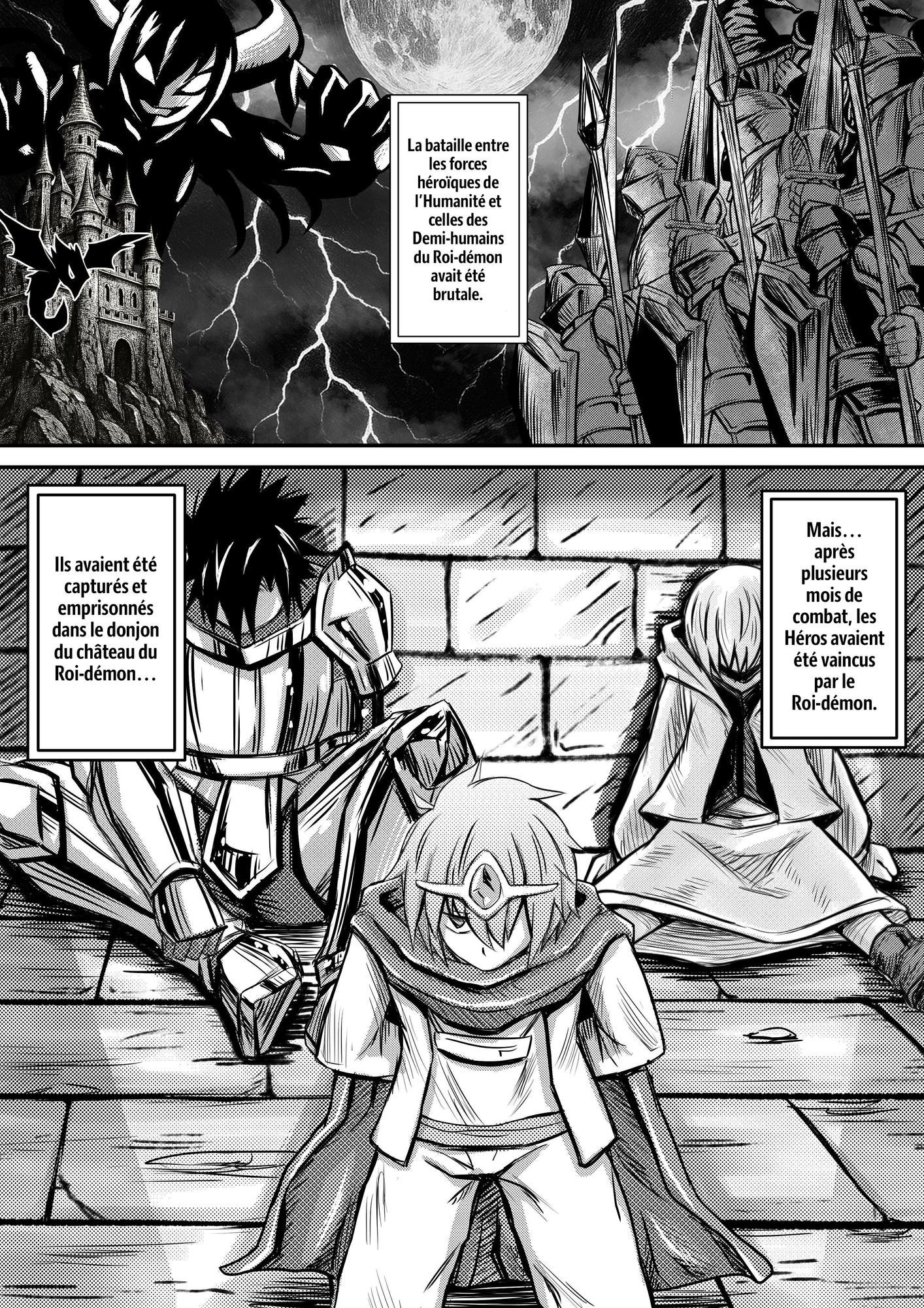 【フランス語版】デカ乳魔族は 人間のことが分からないから 勇者を屈服させるために エッチをしてみることにした 1