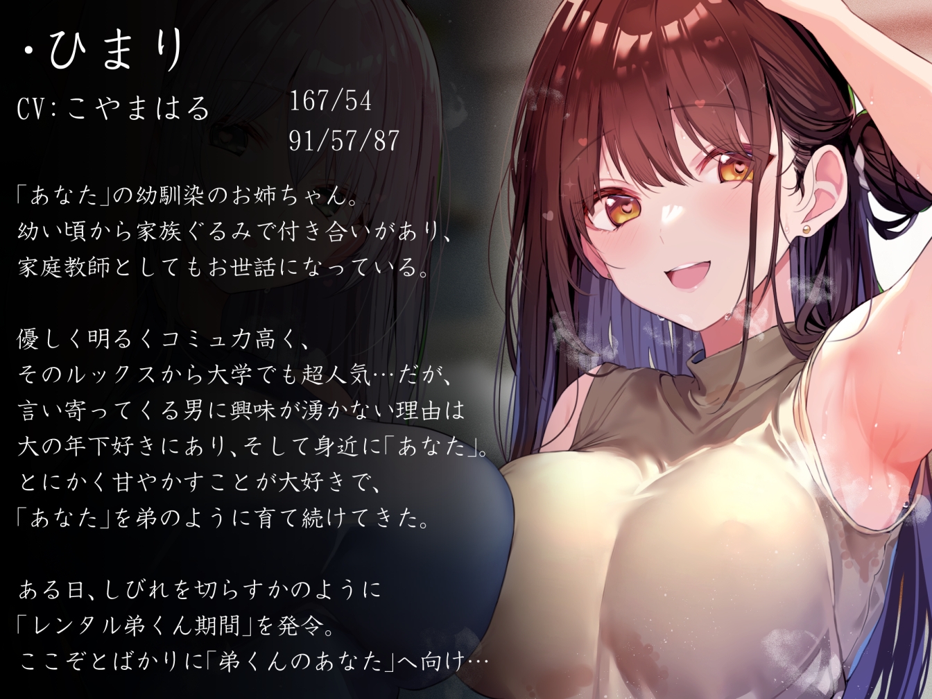 【サークル3周年記念特別作】「レンタル弟くん期間」という名目で幼馴染のお姉ちゃんたちとイチャあま生コキ汗蒸れハーレムえっち性活【女性優位徹底甘やかし・暴発あり】