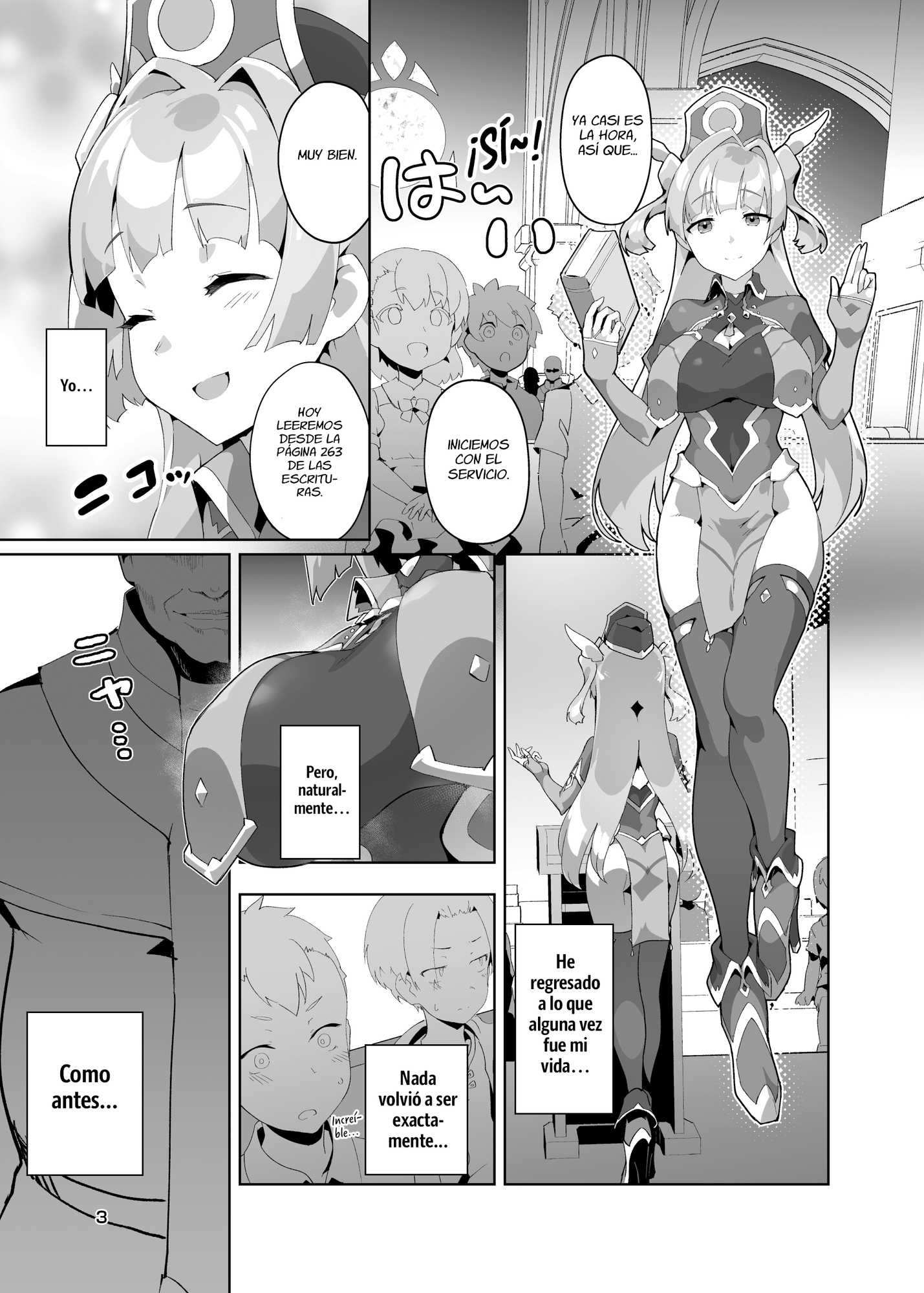 【スペイン語版】異花3 -聖神官淫紋無間乳獄-