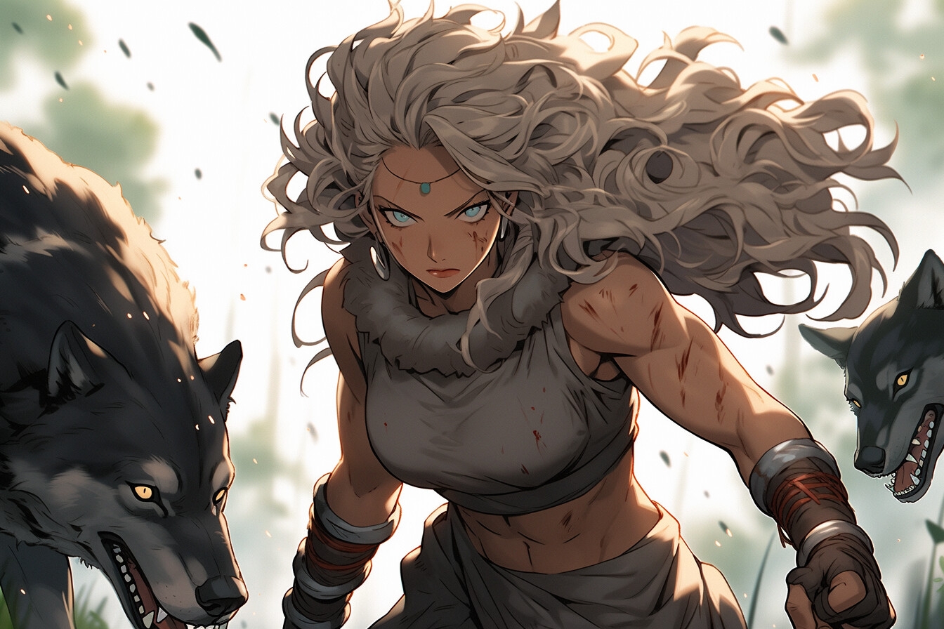 【強い女×甘さと獣性×純粋な執着百合】森で待つひと ～昔、出会ったオオカミ少女に再会したら、野生の囁き求愛で奪いつくされる～