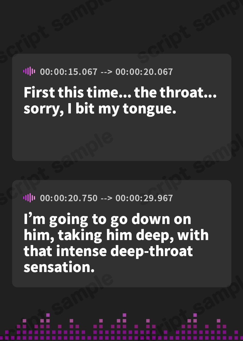 【英語版】【オナサポ】フェラの女神温萌千夜「喉奥イラマチオ」【温萌千夜】