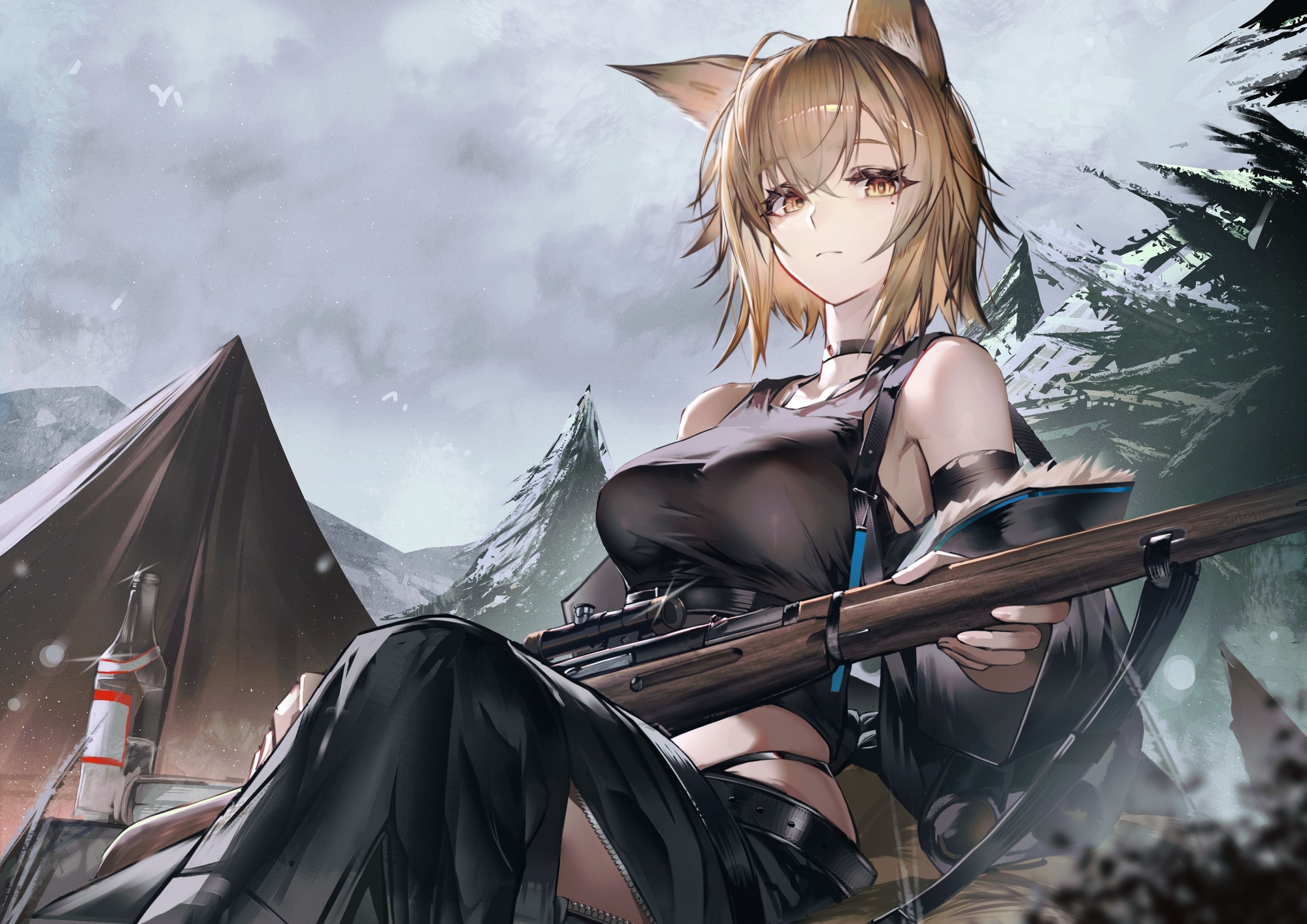 [ケモミミ❎狙撃手❎純愛]ケモミミセンキ Scope 〜ケモミミ観測手と狙撃手のお話〜