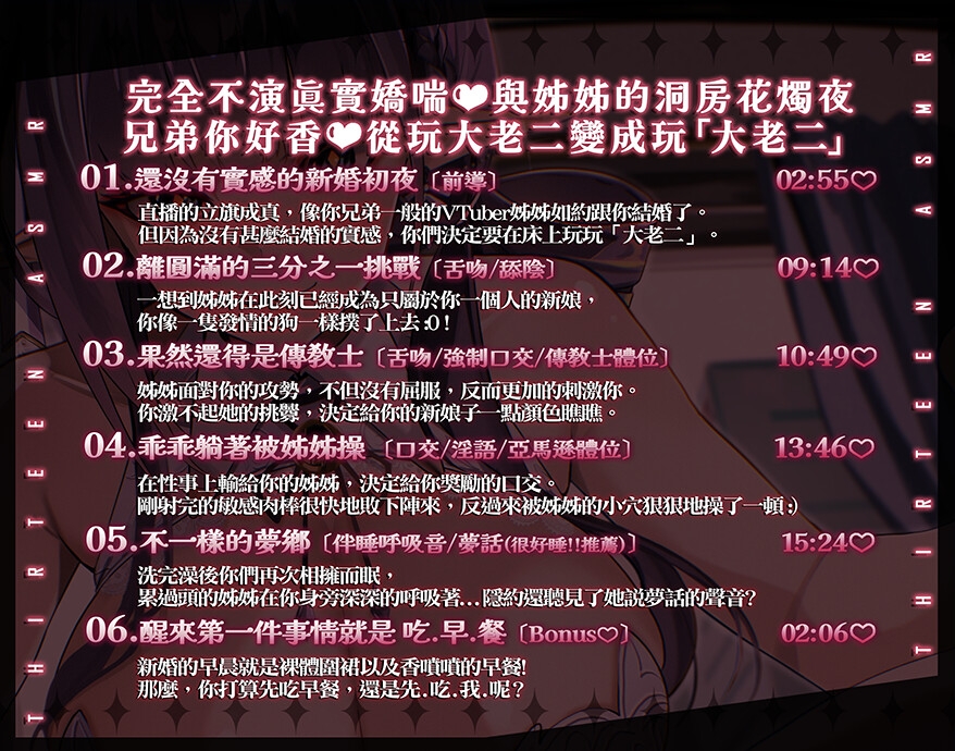 【KU100新婚之夜】~兄弟系VTuber~今晚成為了你的老婆