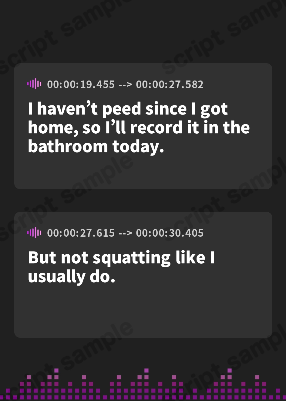 【英語版】【排尿音】天使の聖水！同人声優餅々めぅ「お風呂で立っておしっこ」【餅々めぅ】