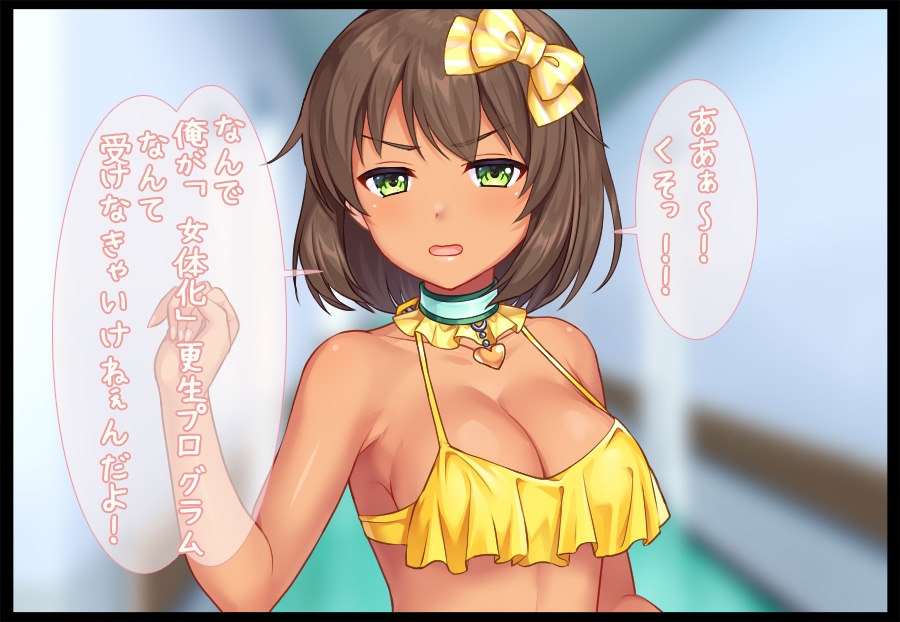 【イラスト絵本】女体化ビッチ～不良少年がギャルになって孕ませ治療させられる