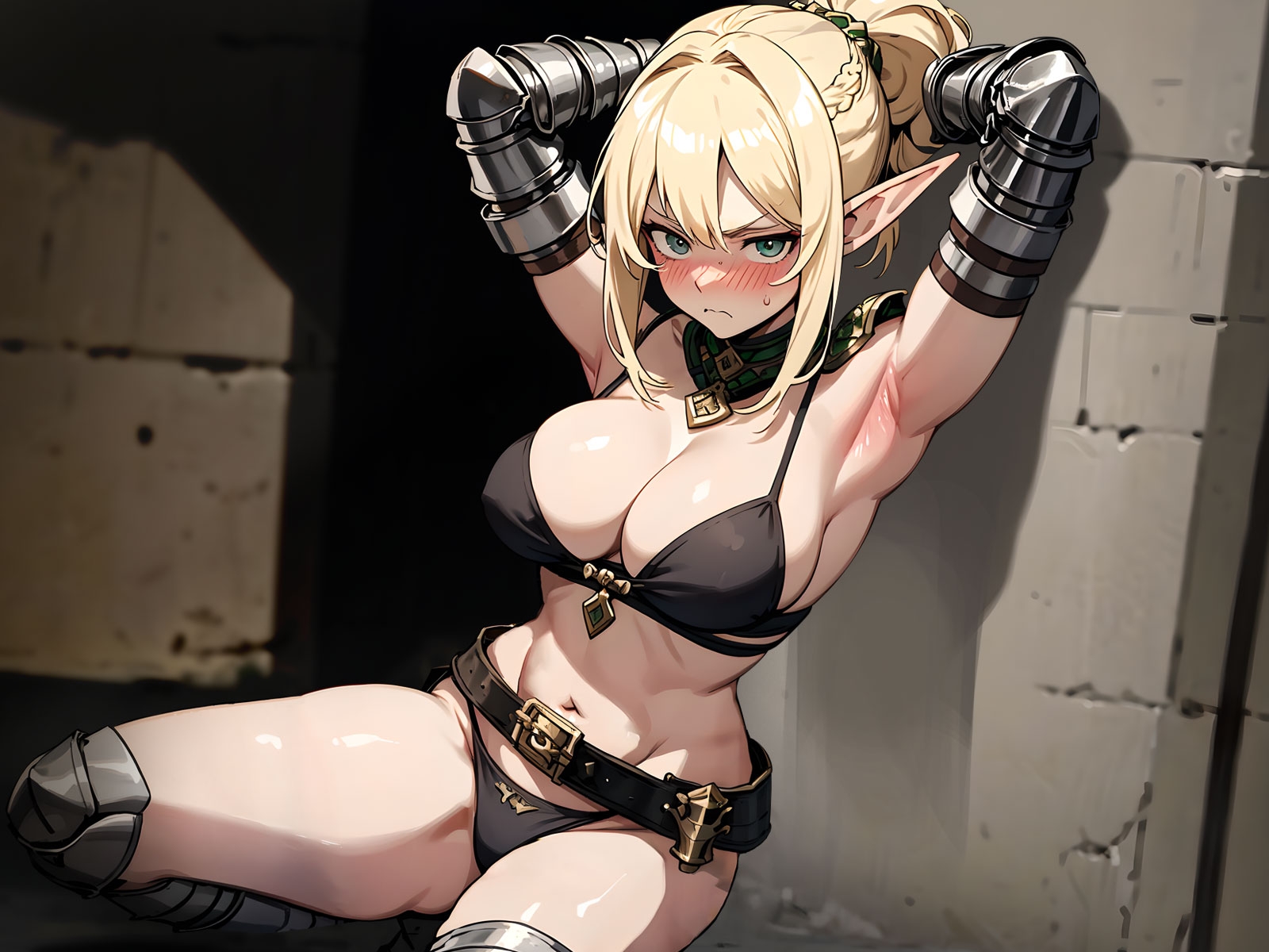 むっつりなくっころエルフ騎士が性○問で本性むき出し…絶頂媚びおま◯こで中出しねだりの快楽堕ちえっち