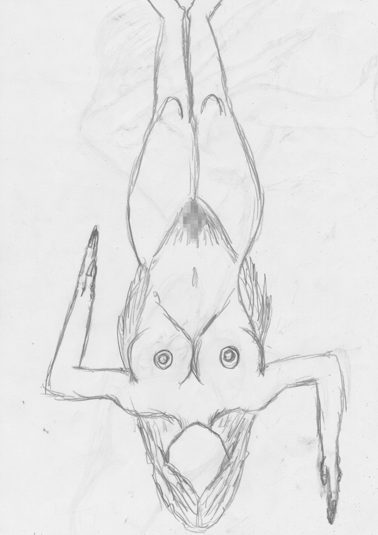 黒よりも黒いエロティックホラー黒戯絵集「マネキンポーズ2」